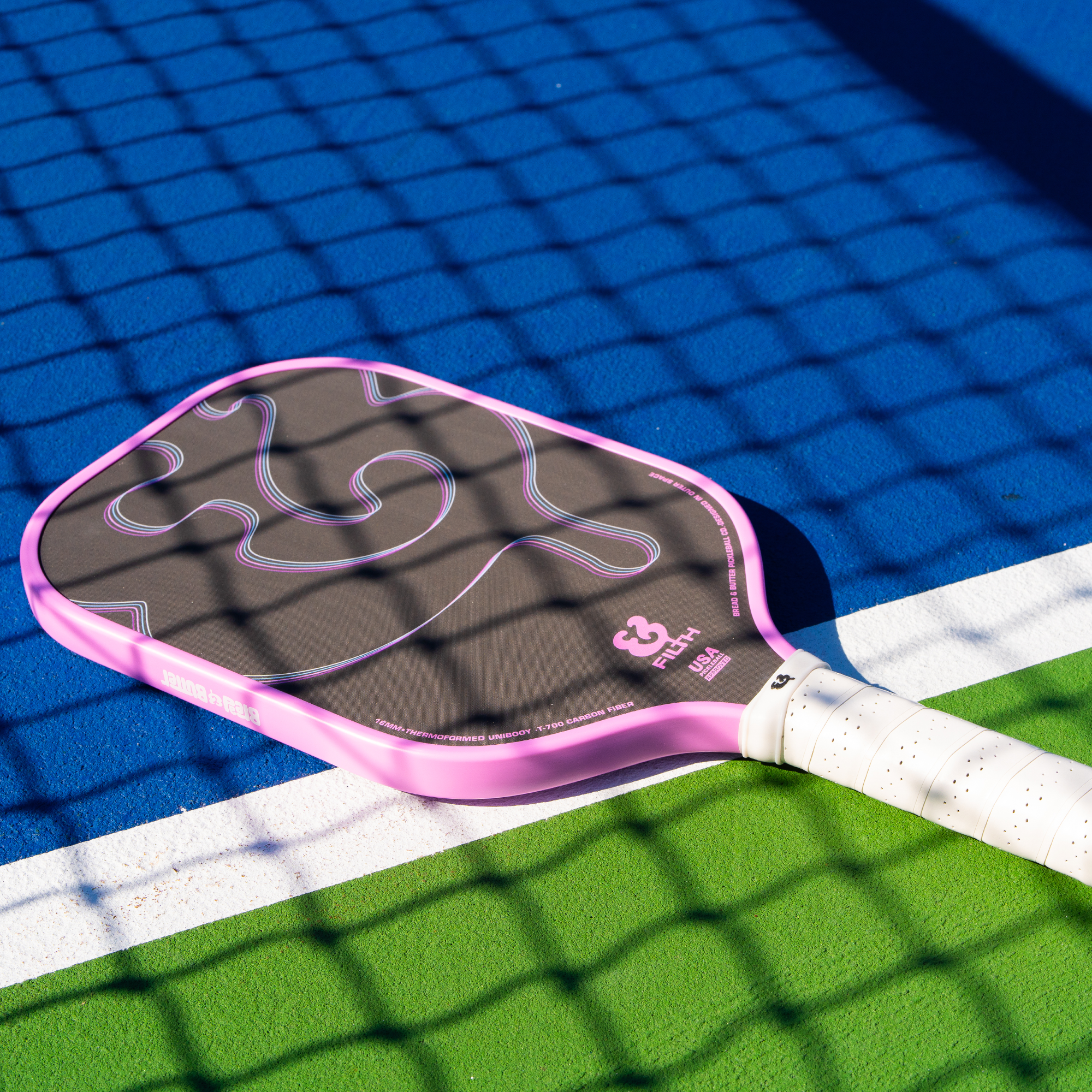 The Filth 16mm Pickleball Paddle - Pink – Bread & Butter