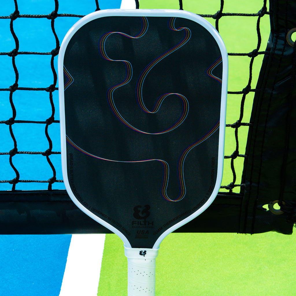 The Filth 16mm Pickleball Paddle- White on White – Bread & Butter ...