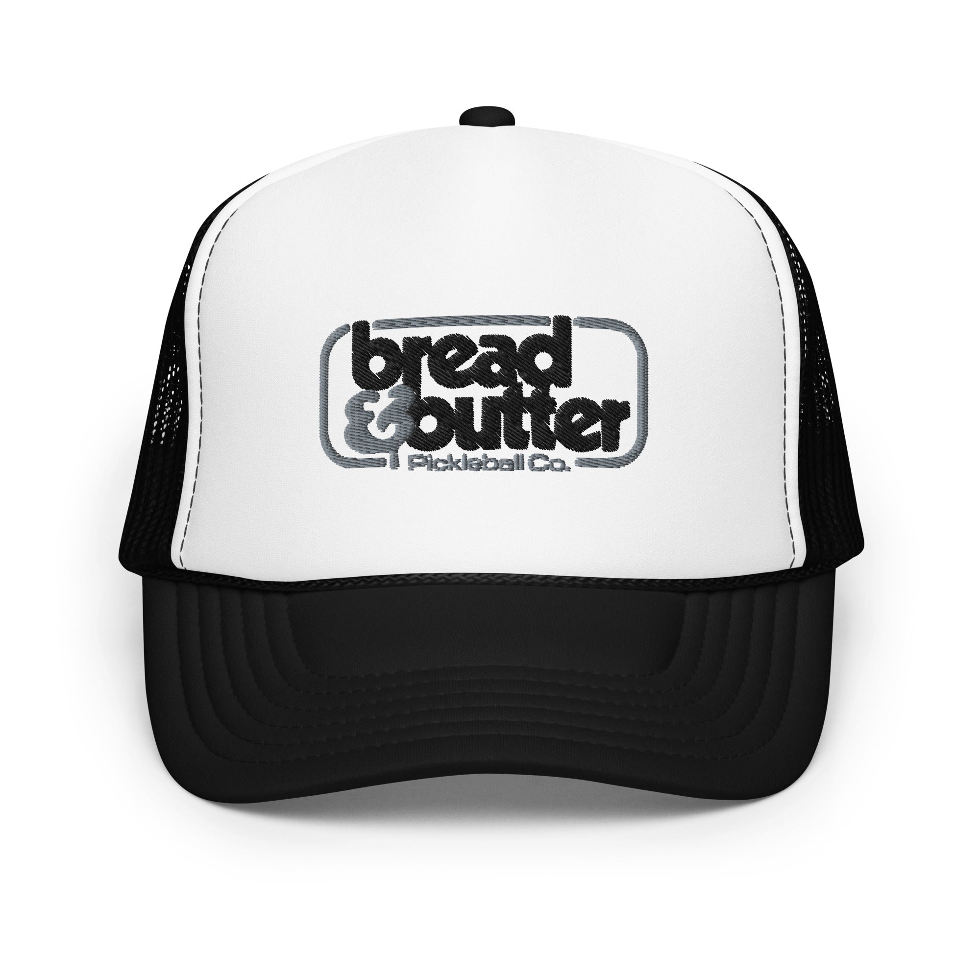 Ace Foam Trucker Hat B/W – Bread & Butter Pickleball Company