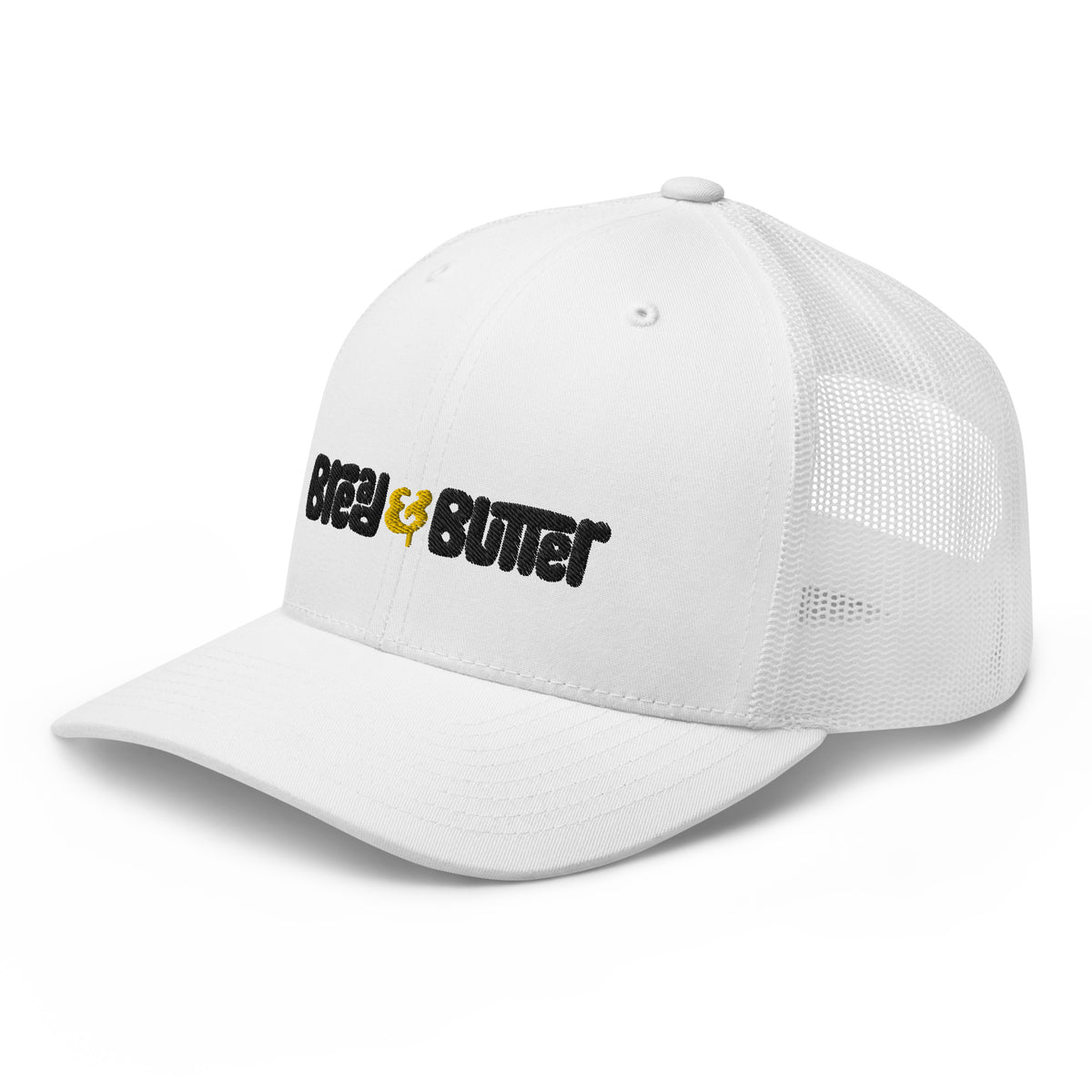 B&B Cap & Bread White – Trucker Butter Pickleball Logo Company Classic