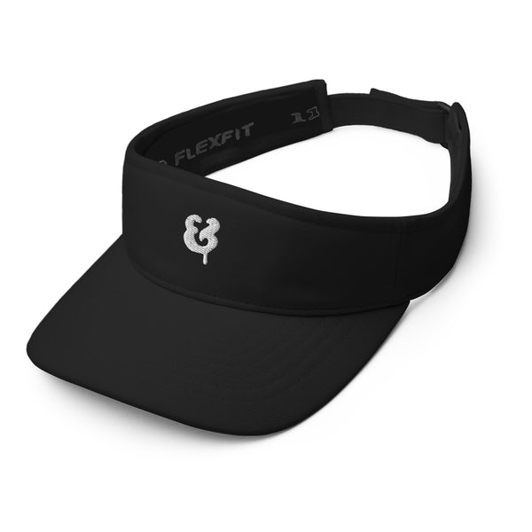 Drip Logo Visor Black – Bread & Butter Pickleball Company